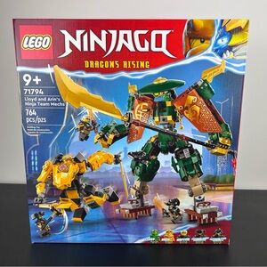 LEGO Ninjago Dragons Rising 71794 Lloyd & Arin’s Ninja Team Mechs 764 Pieces